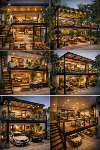 Mezannine Cafe Modern di Bencongan